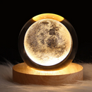 Luminária Esfera Cristal LED Premium | Decoração Moderna e Elegante