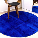Tapete Redondo Felpudo Premium 1,30m Antiderrapante