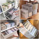 Kit 5 Organizador De Gavetas De Jeans Dobráveis/Roupas De Compartimento De Malha Economia De Espaço Em Casa