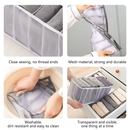 Kit 5 Organizador De Gavetas De Jeans Dobráveis/Roupas De Compartimento De Malha Economia De Espaço Em Casa