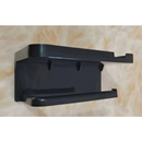 Suporte Porta Papel Higiênico e Suporte para Celular Preto/Branco