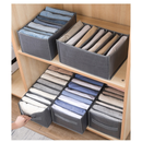 KIT 5 Organizador De Gavetas De Jeans Dobráveis/Roupas De Compartimento De Malha Economia De Espaço Em Casa