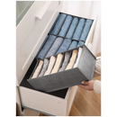 KIT 5 Organizador De Gavetas De Jeans Dobráveis/Roupas De Compartimento De Malha Economia De Espaço Em Casa