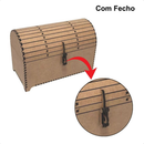 Caixa Bau Grande Com Fecho Em Mdf Cru 1121