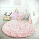 Tapete Redondo Felpudo Premium 1,30m Antiderrapante